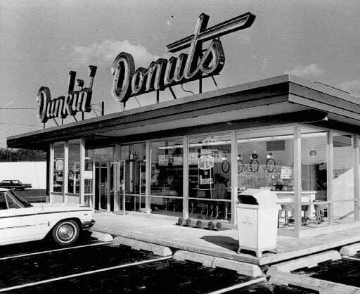 Klassieke Dunkin' Donuts winkel